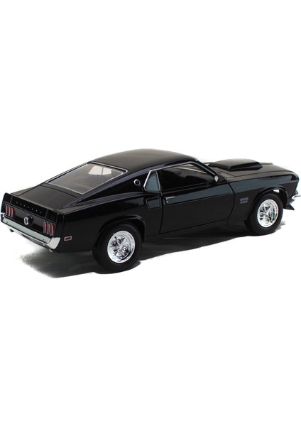 1:24 Ölçek Metal 1969 Ford Mustang Boss 429 Siyah 19CM modelleri