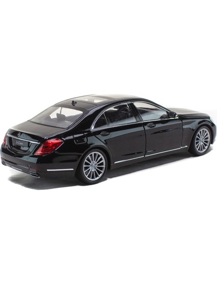1:24 Ölçek Mercedes-Benz S-Class Siyah Metal Araba fırsatları
