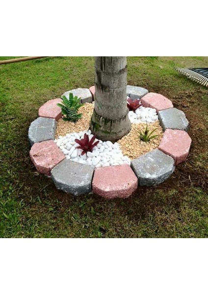 Beyaz Dolomit Taş 25 kg 2,5-4 cm Dere Çakıl Taşı Bahçe Süs Taşı Saksı Teraryum Taşı Akvaryum Taşı