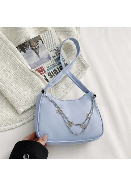 Basit ve Şık Küçük Kare Çanta Omuz Çantası (Yurt Dışından)