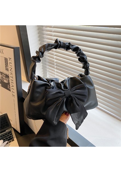 Summer Butterfly Clouds Plise Paketi Basit Kadın Koltukaltı Paketi Tatlı Omuz Çantası Paketi (Yurt Dışından)