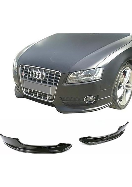 Audi A5 B8 Ön Flap Set S Line Style Piona Black 2007 2008 2009 2010 2011 Plastik modelleri