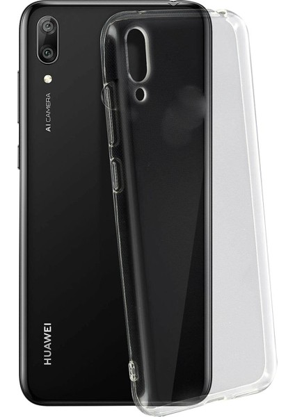 Huawei Y7 2019 Kılıf Lüx Şeffaf Silikon fiyatları