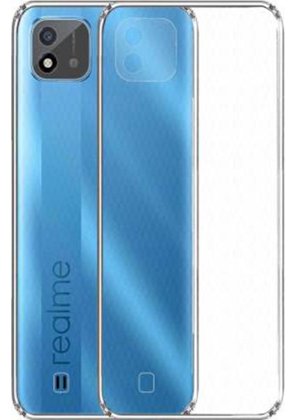 Realme C11 2021 Kılıf Lüx Şeffaf Silikon