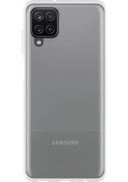 Samsung Galaxy A12 Kılıf Lüx Şeffaf Silikon