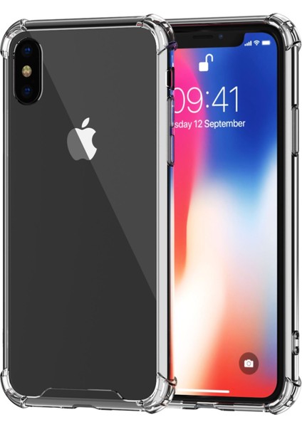 Apple iPhone x Kılıf Olex Tpu Silikon - Şeffaf