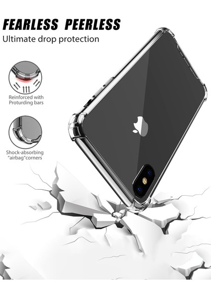 Apple iPhone x Kılıf Olex Tpu Silikon - Şeffaf