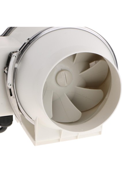 4 '' Egzoz Fanı Sıralı Kanal Havalandırma Blower ve Anti Korozyon Kanal Hortumu 220V,