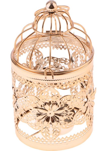 2pcs Vintage Metal Birdcage Tealight Mum Tutucu Asma Fenerler 3x 5.5 "