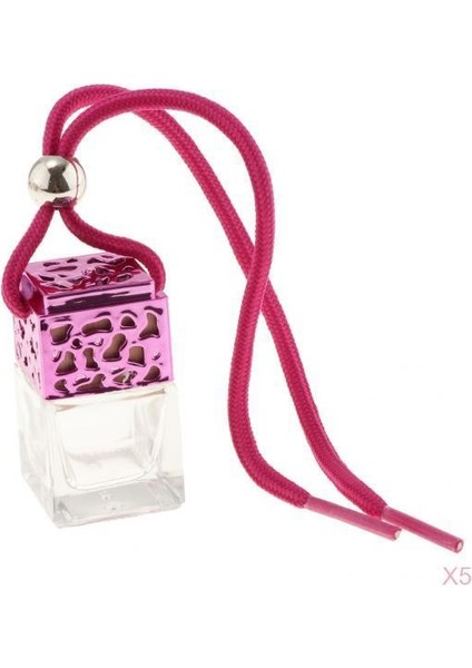 5x Boş Araç Parfüm Şişe Asma Hava Sınıfı Yağ Difüzör Koksuğu