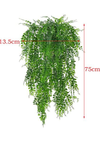 2 Demet 75CM Yapay Sarmaşık Asma Yeşil Bitkiler Çiçek Aranjmanı Diy Dekor