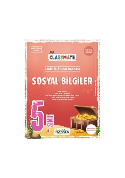 5. Sınıf Classmate Sosyal Bilgiler Etkinlikli Soru Bankası (Ciltli)