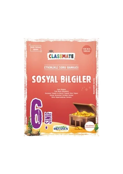 Okyanus Yayınları 6. Sınıf Classmate Sosyal Bilgiler Etkinlikli Soru Bankası (Ciltli)