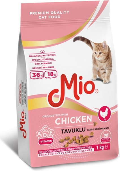 Yavru Kedi Maması Tavuklu 1 Kg