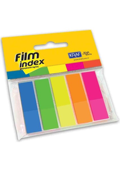 Kraf Index Film Pp 13X44MM 5 Renk x 25YP 1344
