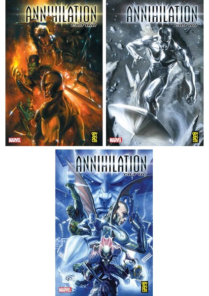 Marvel Annihilation 1-2-3. Ciltler Set