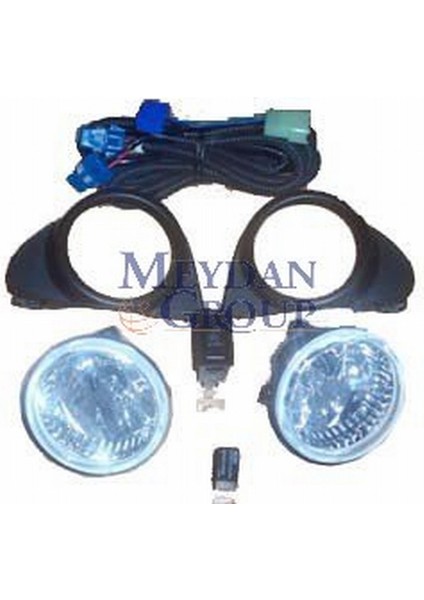 Toyota Yarıs- 00/02; Sis Lambası Sağ/sol Set 2 Parça Yuvarlak (Çerçeve/role/düğme 81210-06070