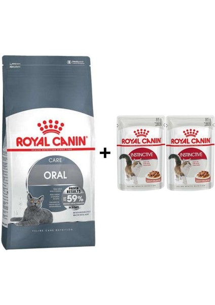 Oral Care Kedi Maması 1,5 kg + 2 Adet Yaş Mama Hediye
