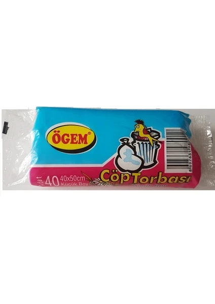 Plastik Çöp Torbası Poşeti 40X50CM 40 Lı Mini Boy