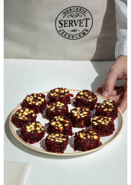 Şeker İlavesiz Narlı Antep Fıstıklı Zereşkli Lokum 500 gr indirimleri