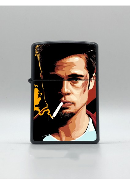 Fight Club - Uv Baskı Benzinli Çakmak (Kişiye Özel İsim Yazılabilir)