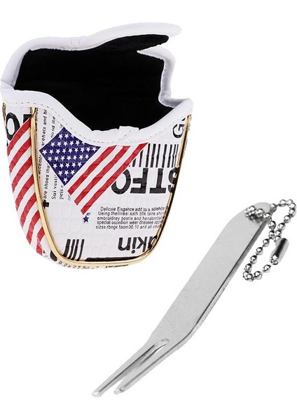 Pu Golf Mallet Head Cover Merkez (Yurt Dışından)