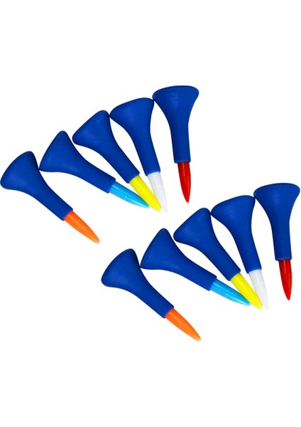 10PCS/SET Dayanıklı 4.2cm Kauçuk Yastık Üst Golf Tees Aksesuar Rastgele Renk (Yurt Dışından)
