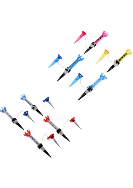 8 Adet 80MM Plastik Mıknatıslanmış Golf Tişörtleri, Çapa Rastgele Renk ile Ayarlanmış (Yurt Dışından)