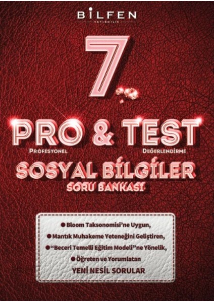 7. Sınıf Pro&Test Sosyal Bilgiler Soru Bankası