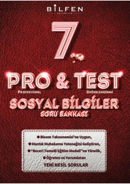 Bilfen Yayınları 7. Sınıf Pro&Test Sosyal Bilgiler Soru Bankası