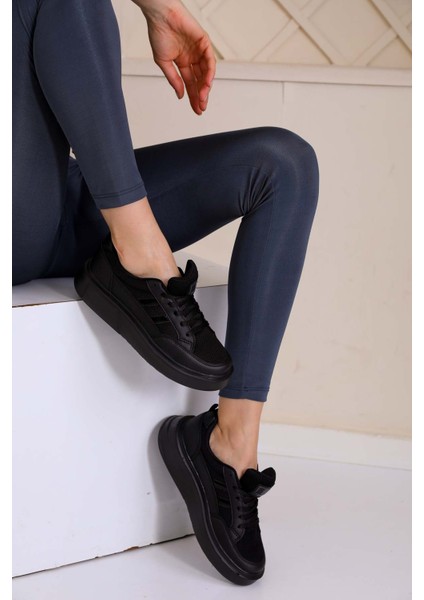 Siyah Kadın Sneaker 0151