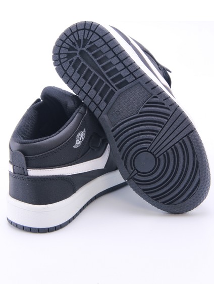 Siyah Beyaz Çocuk Sneaker 7169 modelleri