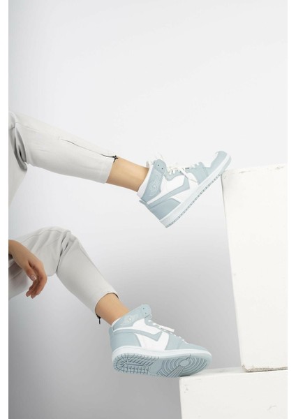 Mavi Beyaz Kadın Sneaker 8070