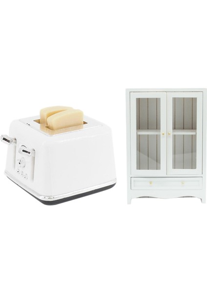 2 Adet Mini Kabine ve 2 Tost Oturma Odası Mobilya Dekorasyonu (Yurt Dışından)