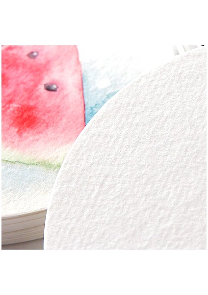 Yuvarlak D15 cm Albüm (Suluboya ve Grafik Için) Round Watercolor Album
