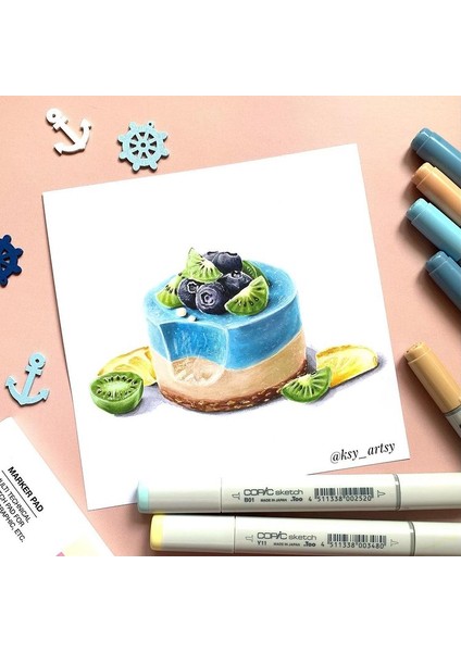 Kare 20×20 cm Albüm 60 Sayfa (Marker ve Grafik Için) Classic Album