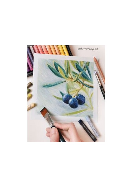 Kare 20×20 cm Pastel Albüm (Açık Renk Kağıt Karışımı) Pastel Mix Media Album