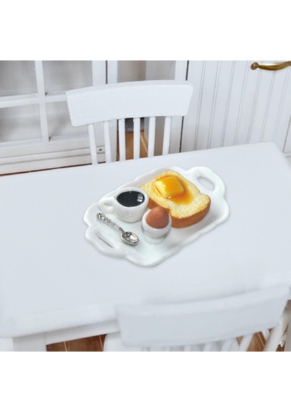 2x 1/6 Kahvaltı Tepsisi Dollhouse Dekorasyon (Yurt Dışından) fırsatları