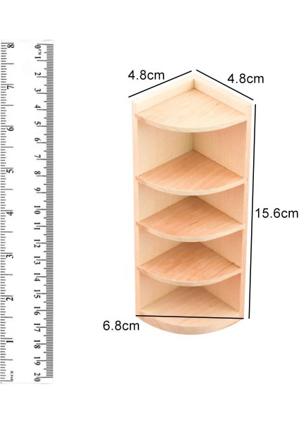 1:12 Dollhouse Mobilya Dolabı Bebekleri Ev Kitaplık Aksesuarları (Yurt Dışından) indirimleri