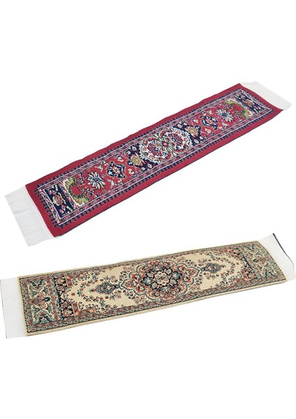 2 Adet Oda Kapısı Halı 12. Ölçekli Bebek Evi Mobilya Accs (Yurt Dışından)
