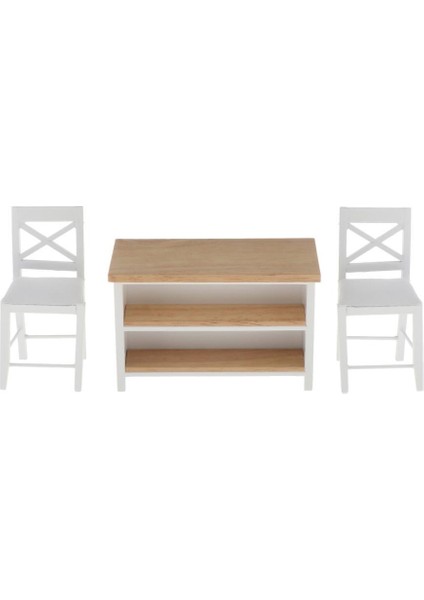 Mini 1:12 Ölçekli Kanepe Kanepe ve Sandalyelerle Pişirme Masası Model Dekorasyon (Yurt Dışından) modelleri
