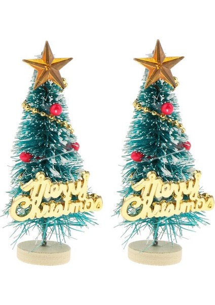 2 Adet 1/12 Ölçekli Dollhouse Minyatür Noel Dekorasyon Aksesuarı (Yurt Dışından)