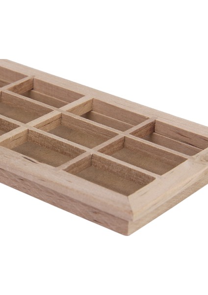 12 Bölmeli Pencereler Çerçevesi 1:12 Dollhouse Minyatür (Yurt Dışından) modelleri
