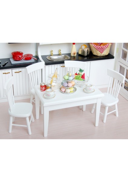 1:12 Dollhouse Için Execit Dollhouse Sofra Takımı (Yurt Dışından) fiyatları