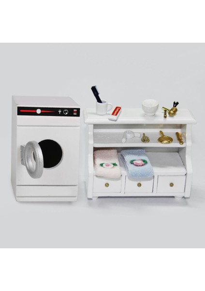 1/12 Bebek Ev Minyatür Banyo Mobilyaları (Yurt Dışından) modelleri