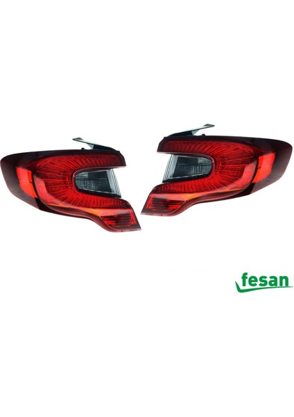Fiat Egea Sedan Sağ + Sol Arka Stop Lambası Takımı 2015--2020