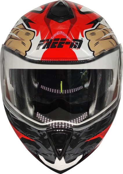 Free-M 961 Çeneden Açılır Kask Güneş Vizörlü (Monkey) modelleri