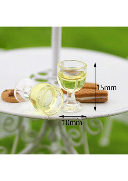 40X Dollhouse Minyatür İçecek Gözlükleri Goblets Bebek Bino Sofra Partisi(Yurt Dışından) modelleri