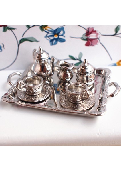 Çay Seti 1/12 Dollhouse Mutfak Sahnesi Aksesuar Dekorasyon Oyun Seti(Yurt Dışından) fırsatları