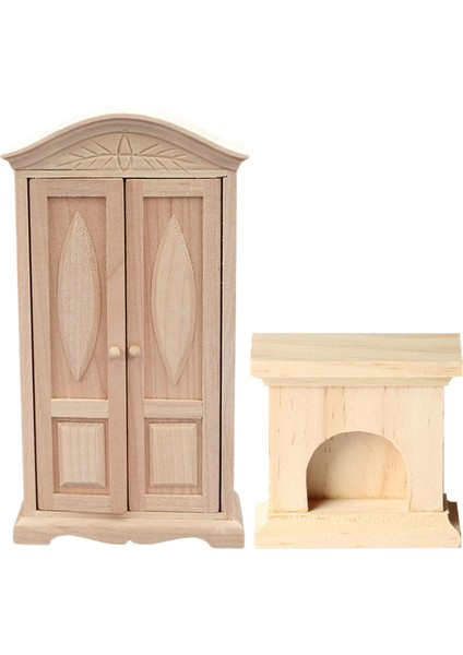 Bebek Evi Şömine Gardırop Modeli Kızlar Için Doğum Günü Hediyeleri Bebek Küçük Çocuklar Için (Yurt Dışından)